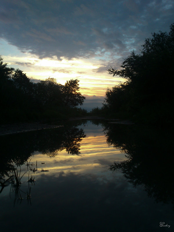 Рассвет на Новом Озере - Алла Багрий (ник Cowberry)