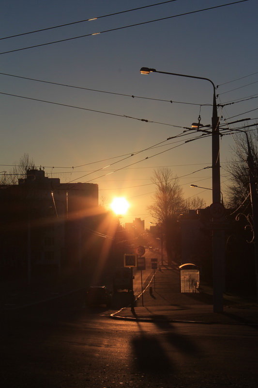 Восход над городом. - Constalex 