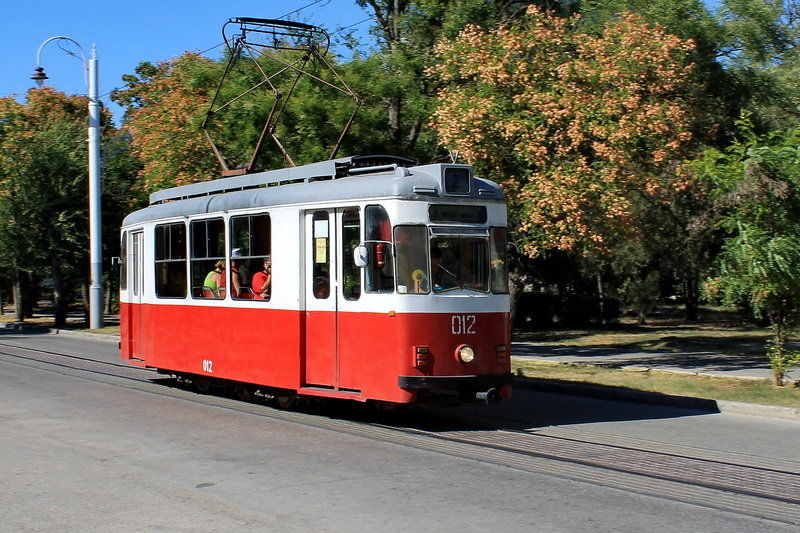 Старый трамвай в Евпатории - Constalex 