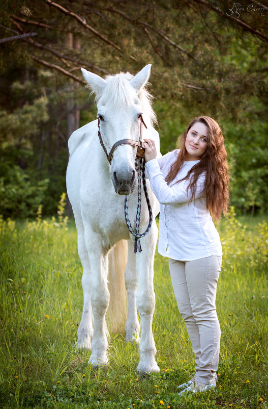 принцесса с белой лошадкой=) - Елена Череченко