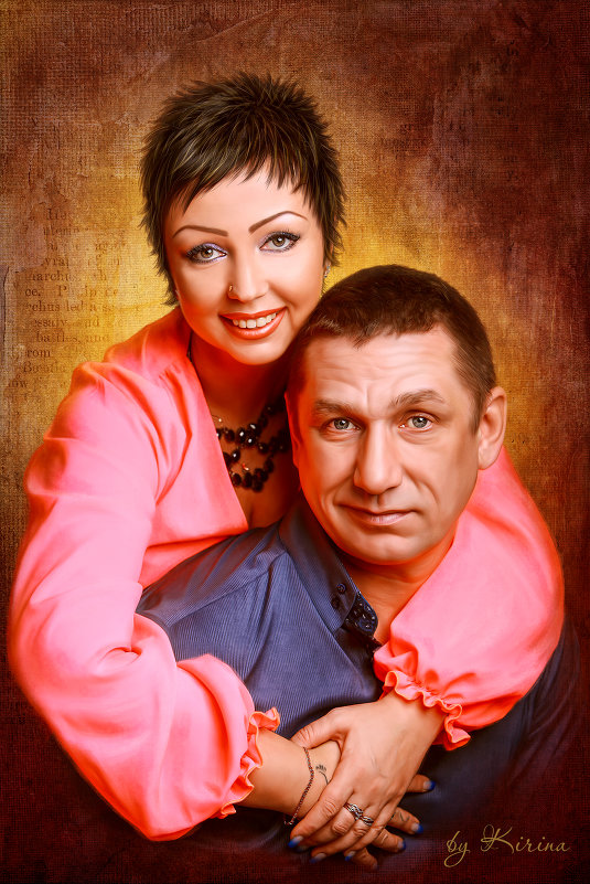 Портрет семейной пары - Ирина Kачевская