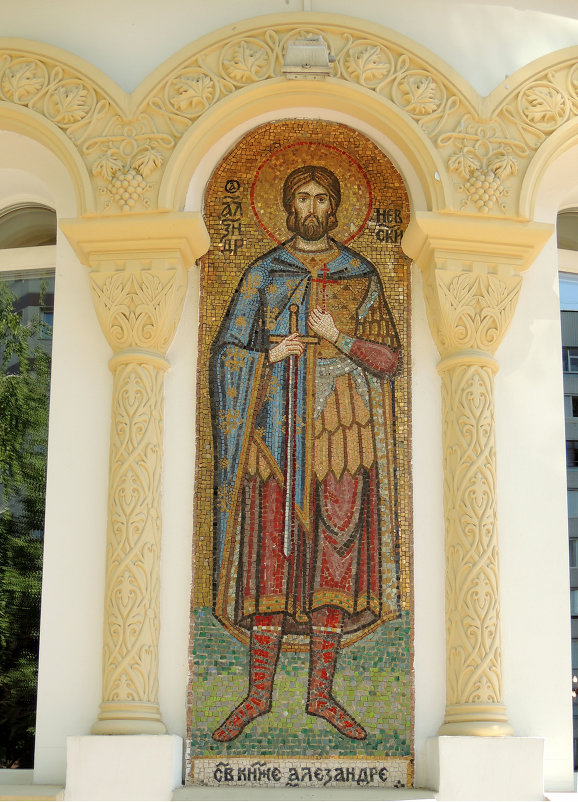 Мозаичный образ на апсиде   Церковь Георгия Победоносца - Александр Качалин
