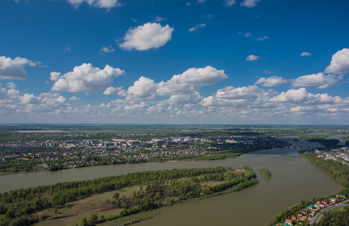 Река, город, облака... - Sergey Oslopov 