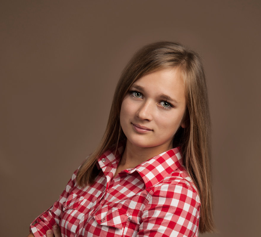 я в роли модели в Киевской школе фотографии - Полина Дюкарева