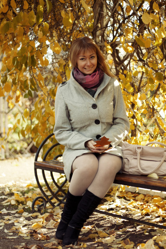 Осень в парке - Дмитрий Саврасов