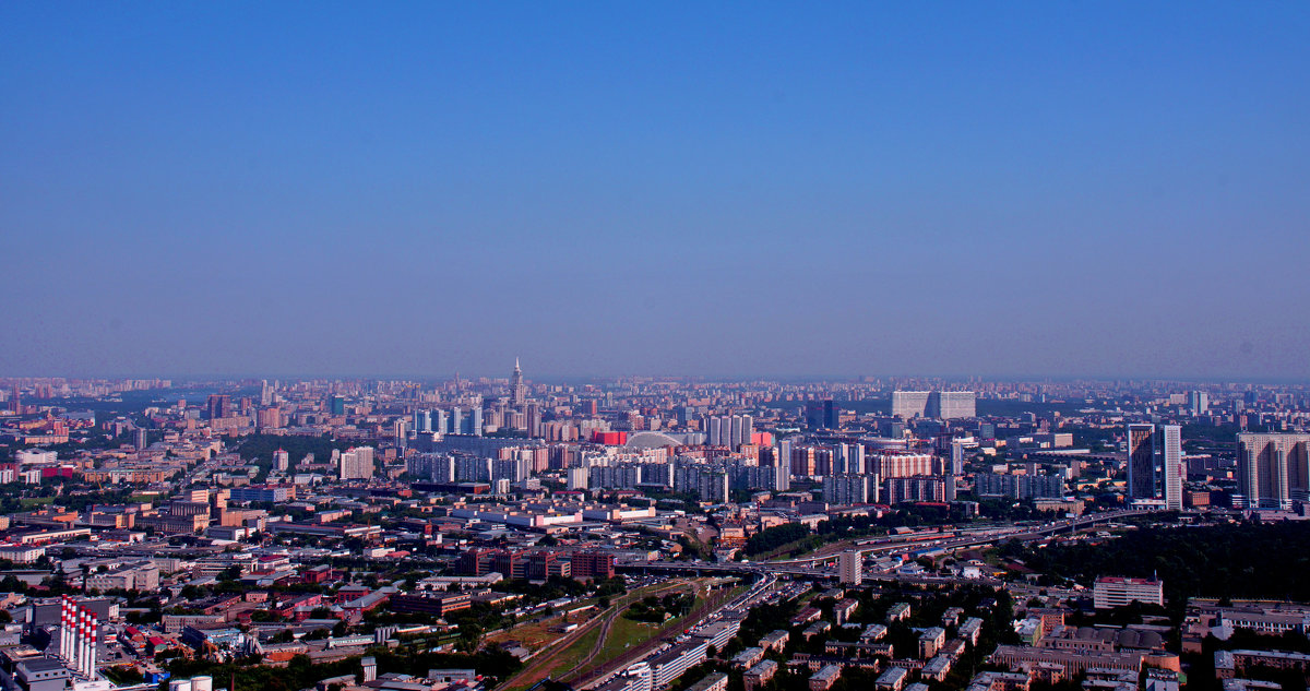 Фото с 76 этажа одного из зданий Москва Сити - Наталья Солженикина