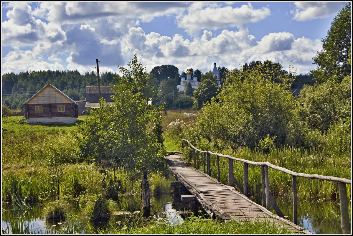 Деревенский пейзаж фото