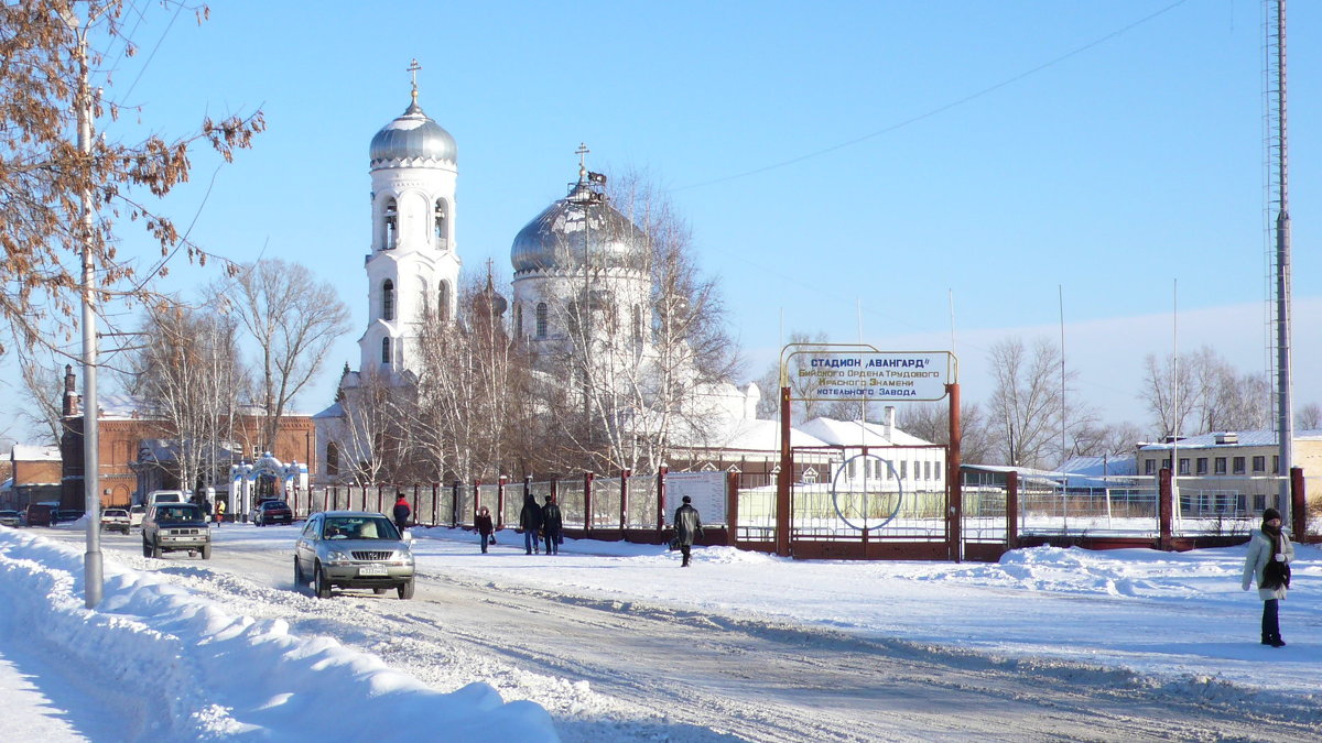 Успенская церковь зимой. - Владимир Михайлович Дадочкин