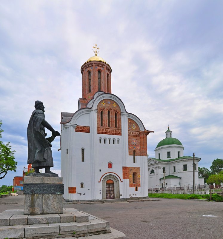 Храмы на замковой горе,г.Белая Церковь.(панорама) - Vladimir Kushpil