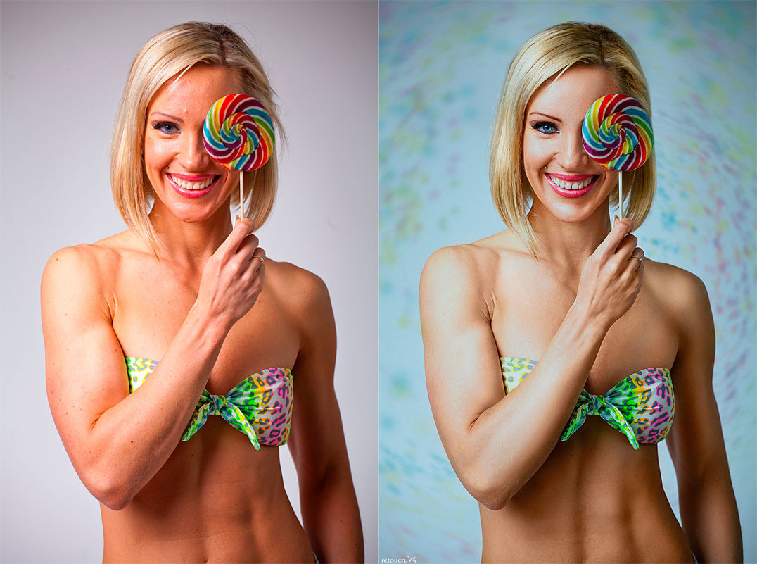 спортивная девчонка (до и после) - Veronika G