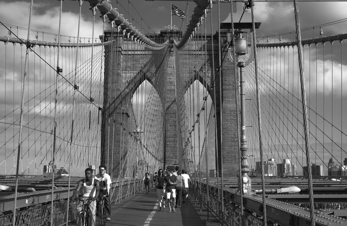 Black&White Brooklyn Bridge - Игорь Гринивецкий