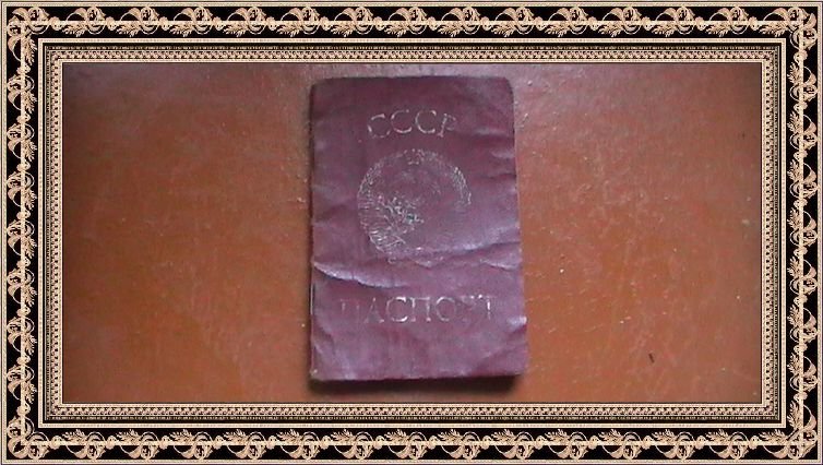 паспорт СССР - игорь семенов 
