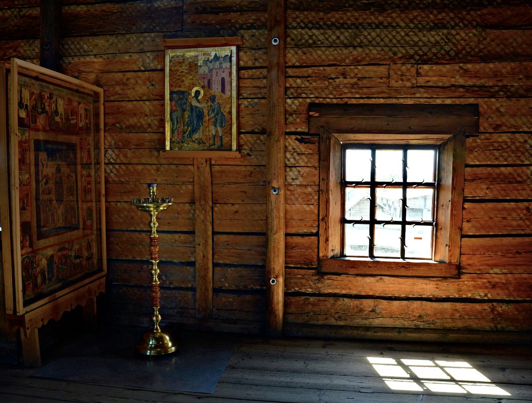 Внутрь церкви   Покрова Богородицы. (1764) Ос. Кижи. - Маry ...