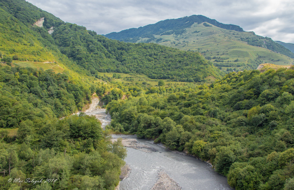 Река Аргун, Чечня - Макс Сологуб