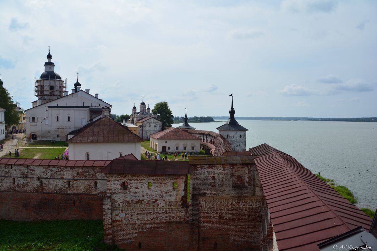 Вид со стен монастыря на Сиверское озеро - Алексей Крупенников