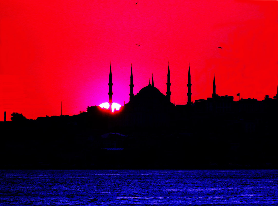 Голубая Мечеть в закате 2 /СТАМБУЛ - Çetin Kayaoğlu 