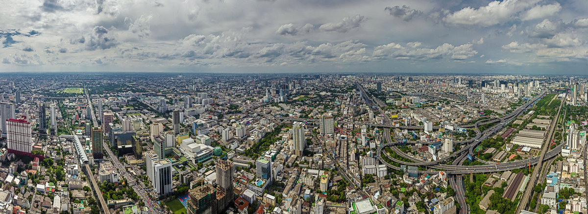 Вид на Бангкок с 84 этажа отеля Baiyoke Sky - Sergey 