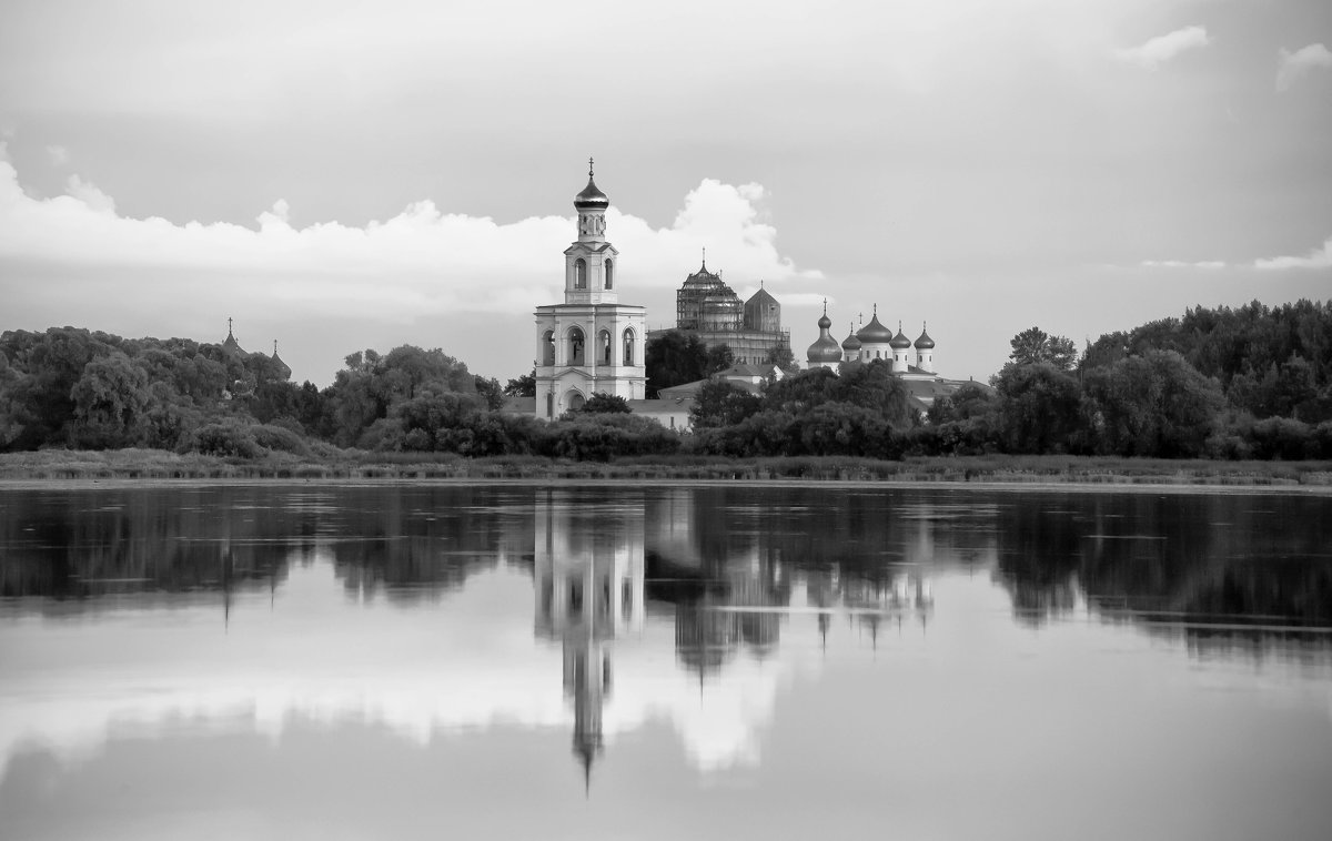 Вид на Свято-Юрьев монастырь - Анна Костецкая