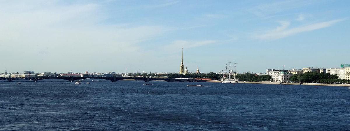Вид с Литейного моста. - Владимир Гилясев