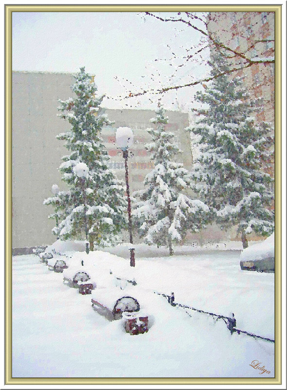 Весь город в снегу - Лидия (naum.lidiya)