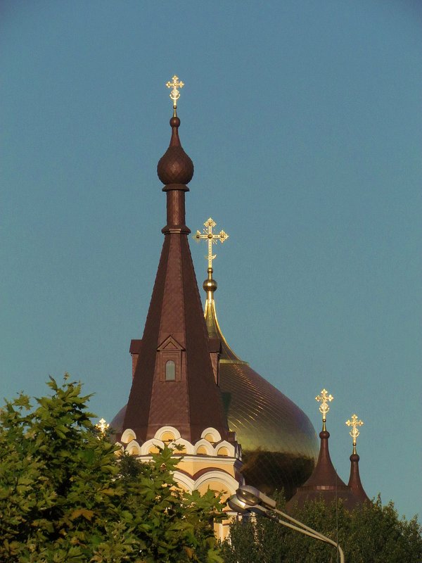 купола Свято-Пантелеймоновского мужского монастыря - Александр Корчемный