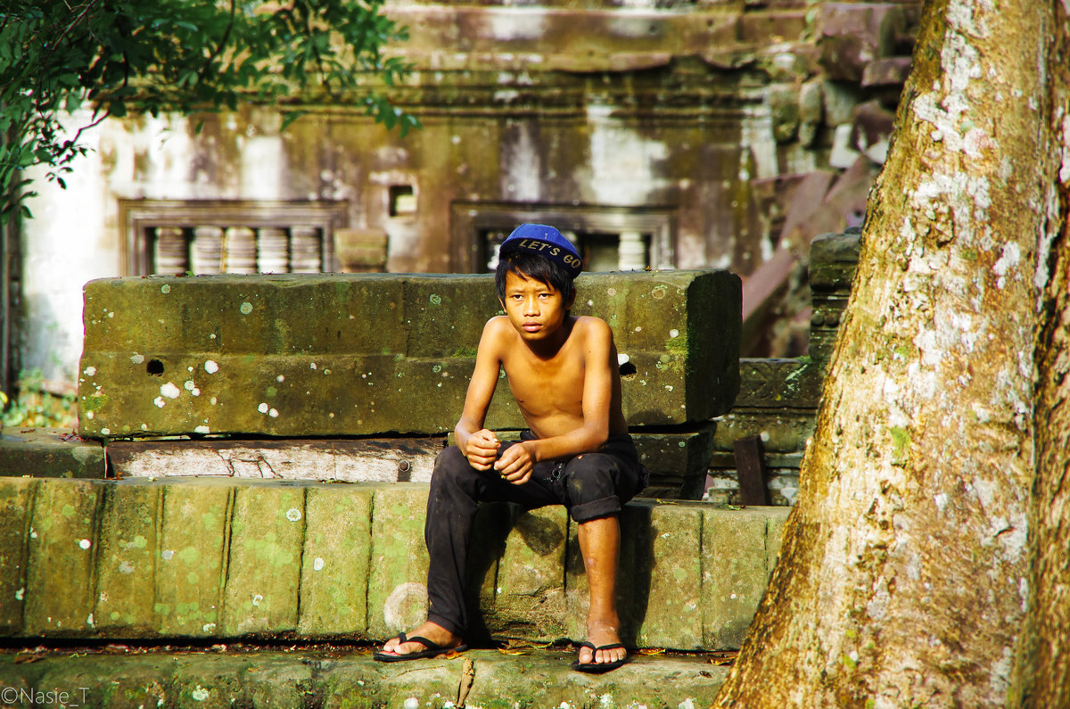 Камбоджийский мальчик. - Анастасия Теличко