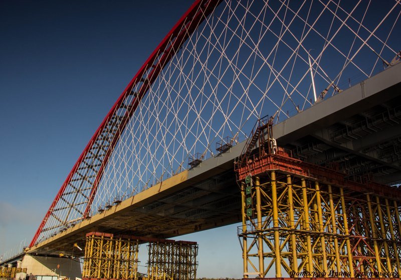Строящийся мост в Новосибирске - Ирина Терентьева