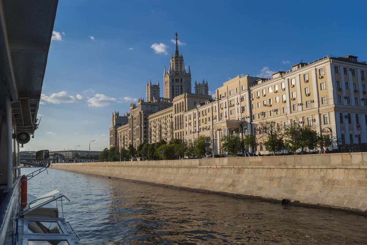 Виды города Москва с реки - Сергей Sahoganin