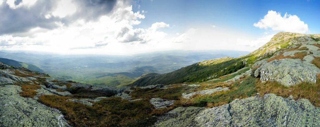 Панорамный снимок с вершины горы Mansfield в Вермонте - Vadim Raskin
