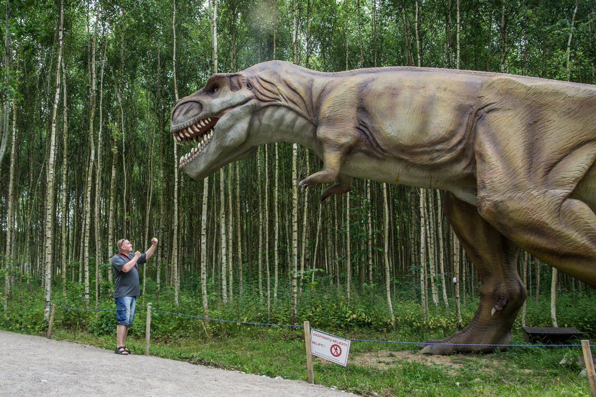 Парк динозавров в Литве - Jevgenija St