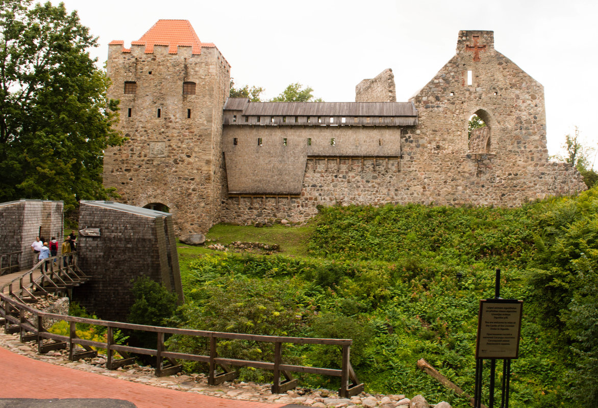 Развалины замка ливонского ордена - Александр Шилов
