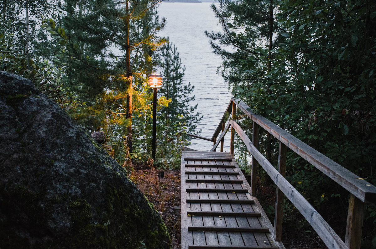 лестница к озеру - Genlabs 
