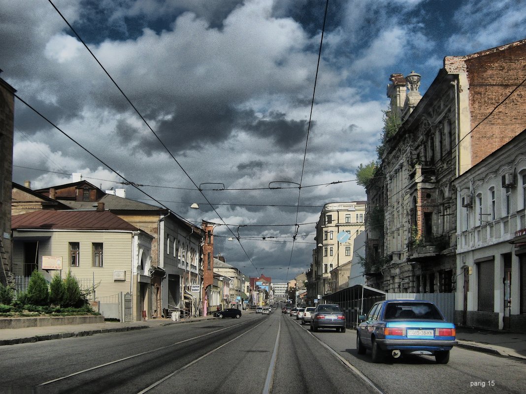Старая улица города - Tatiana Kretova