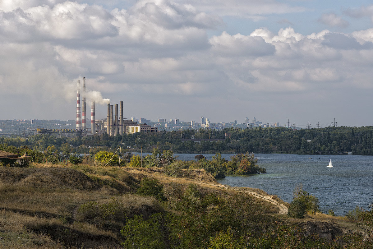 Вид с валов крепости Кодак на город - Юрий Афанасьевич .