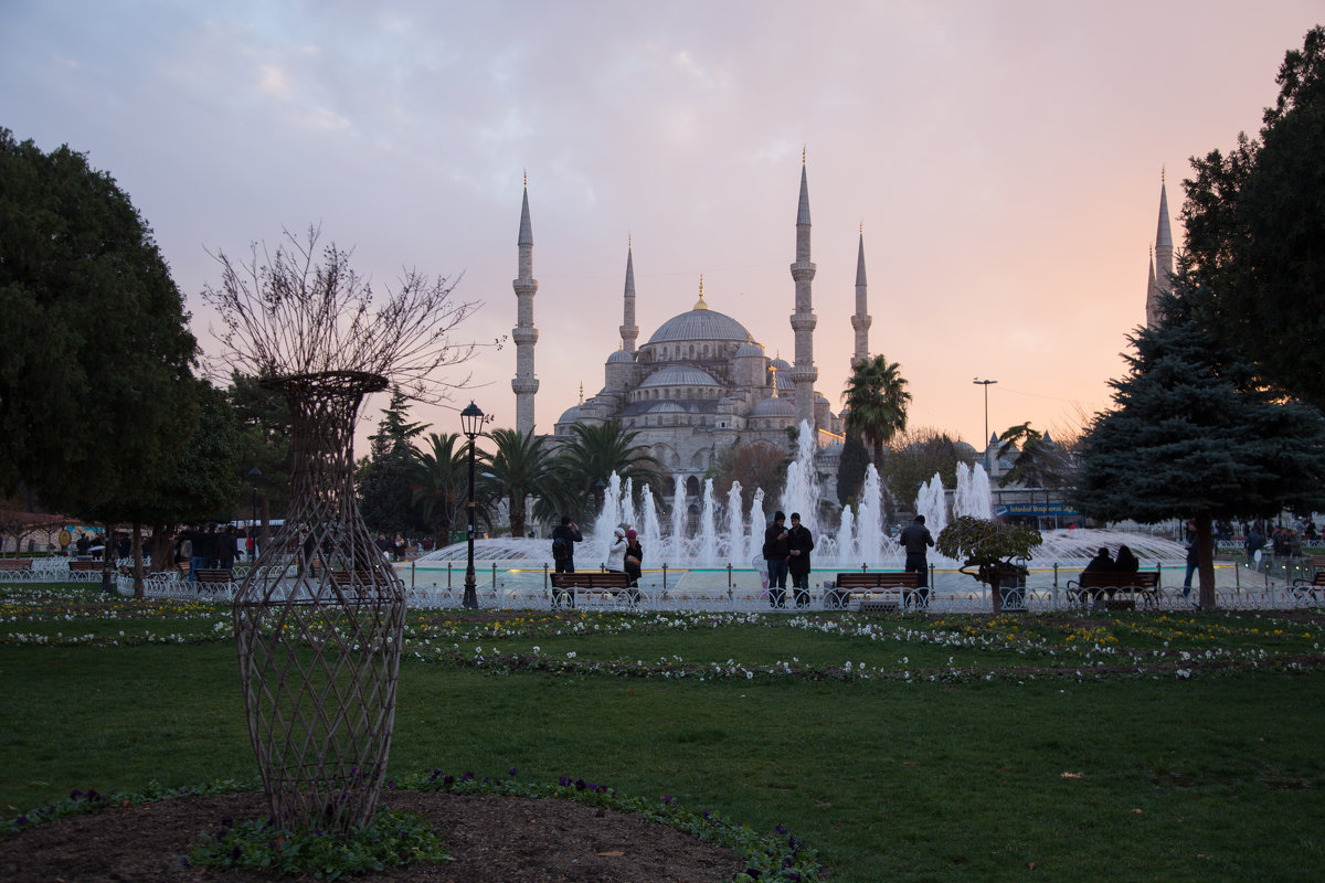 Голубая Мечеть в закатных лучах - Наталья 