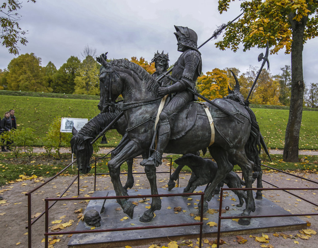 Олицетворение добра и зла по А.Дюреру. Александр. сад г.Пушкин - Сергей Глотов