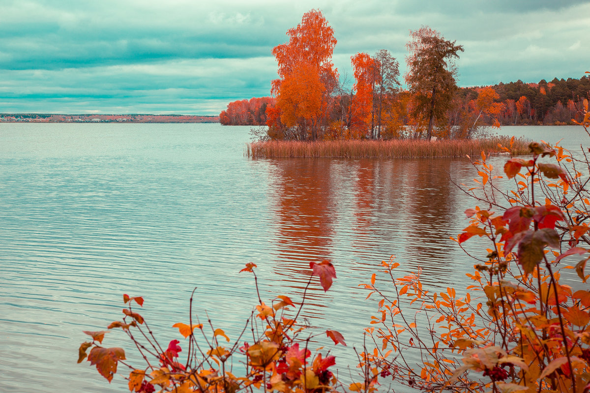 Осень на озере... - игорь козельцев