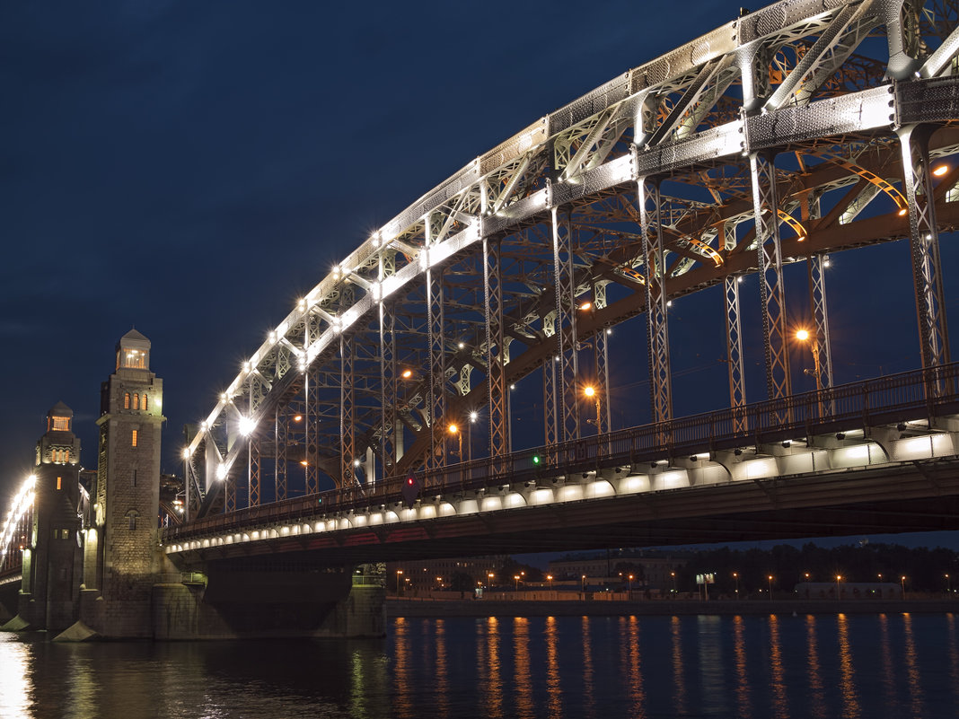 мост императора петра великого, санкт-петербург - роман фарберов
