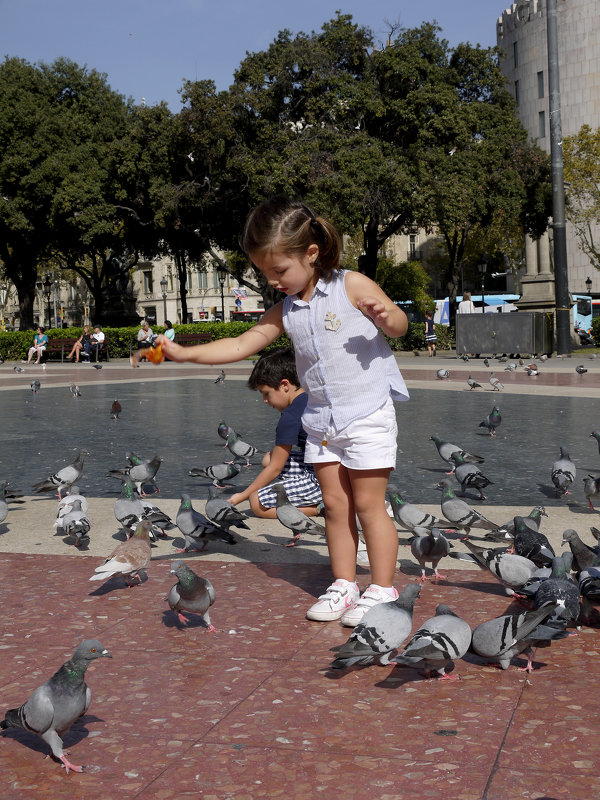 голуби и дети - Тамара Бердыева