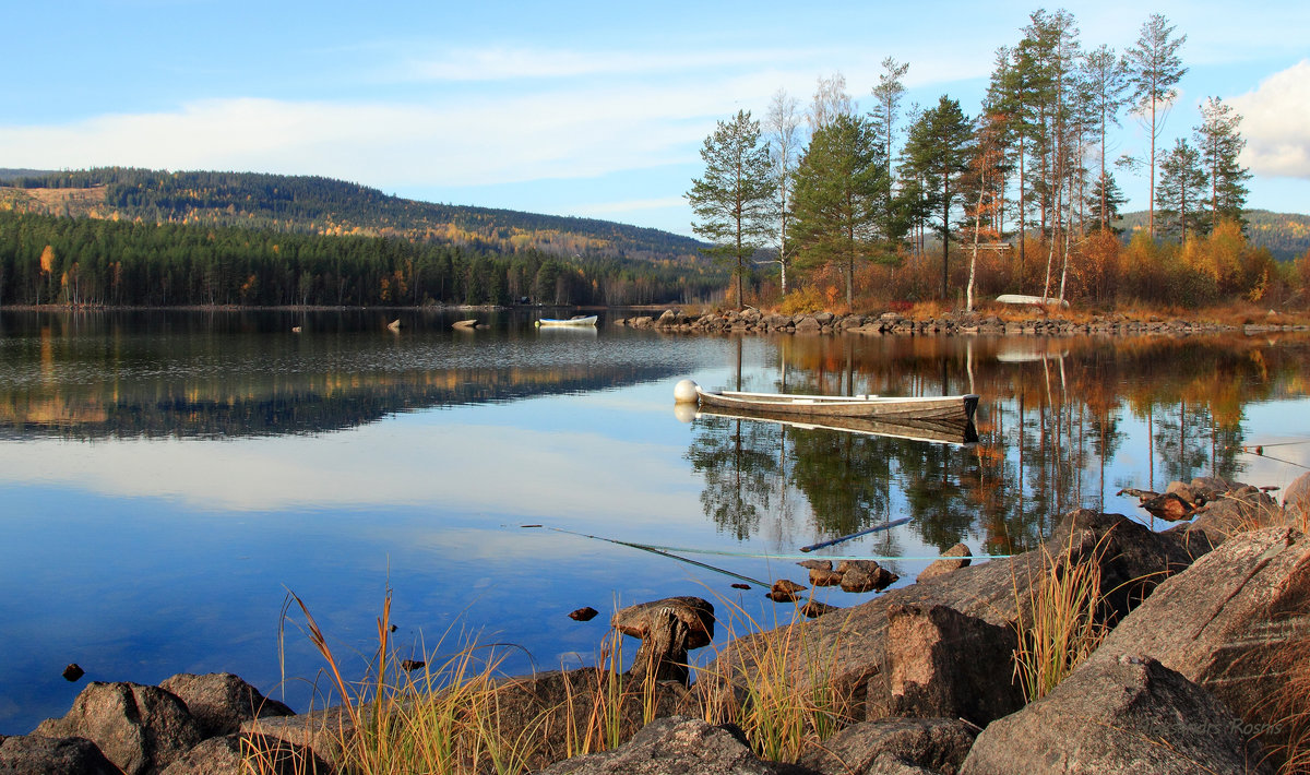 Осень на озере Harestuvatnet... - Aleksandrs Rosnis