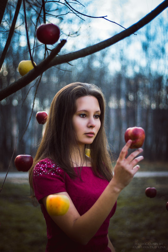 Девушка с яблоками - Настенька Травкина