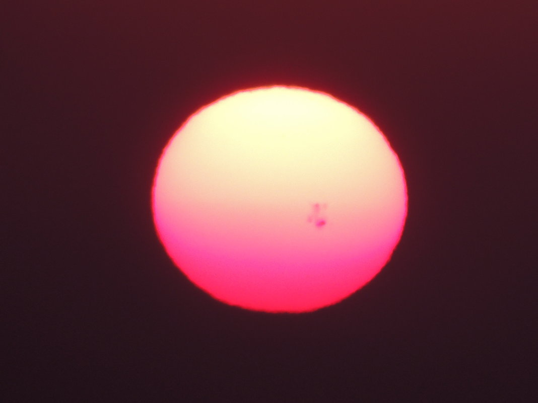 МКС на фоне Солнца - Игорь 