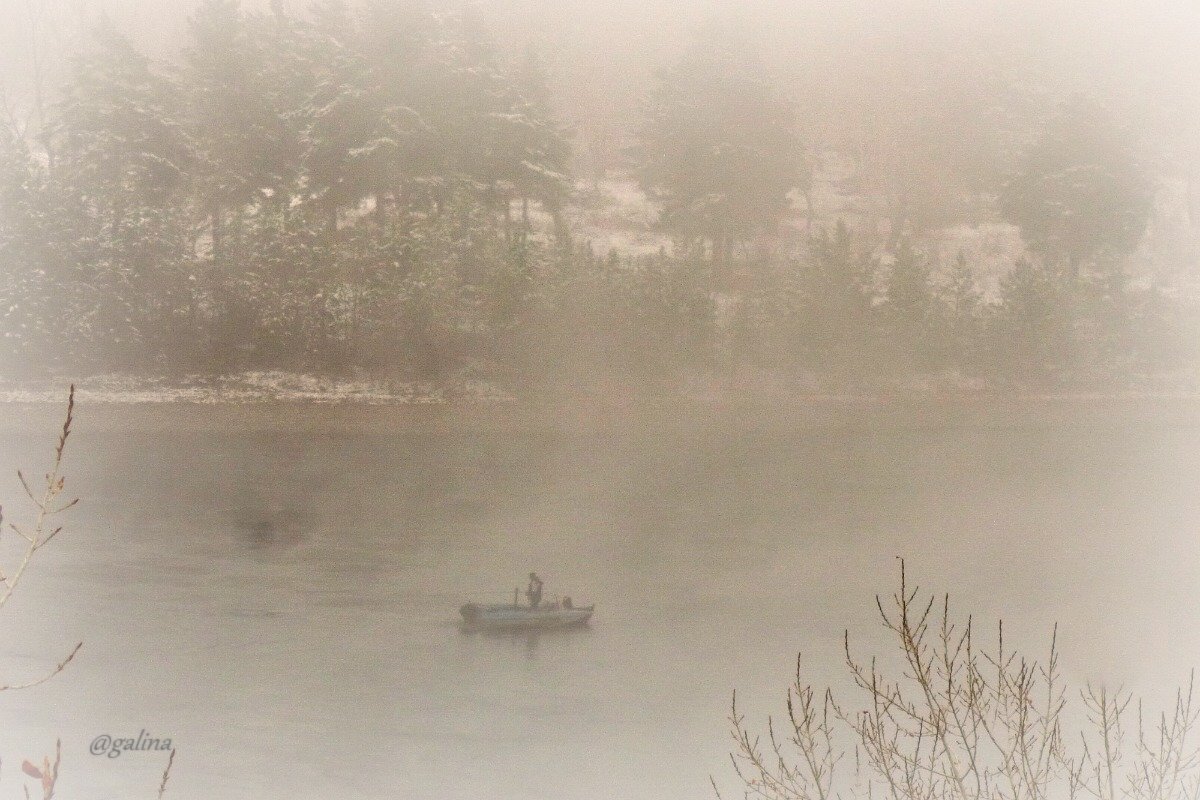 Про одинокого рыбака в тумане... - galina tihonova