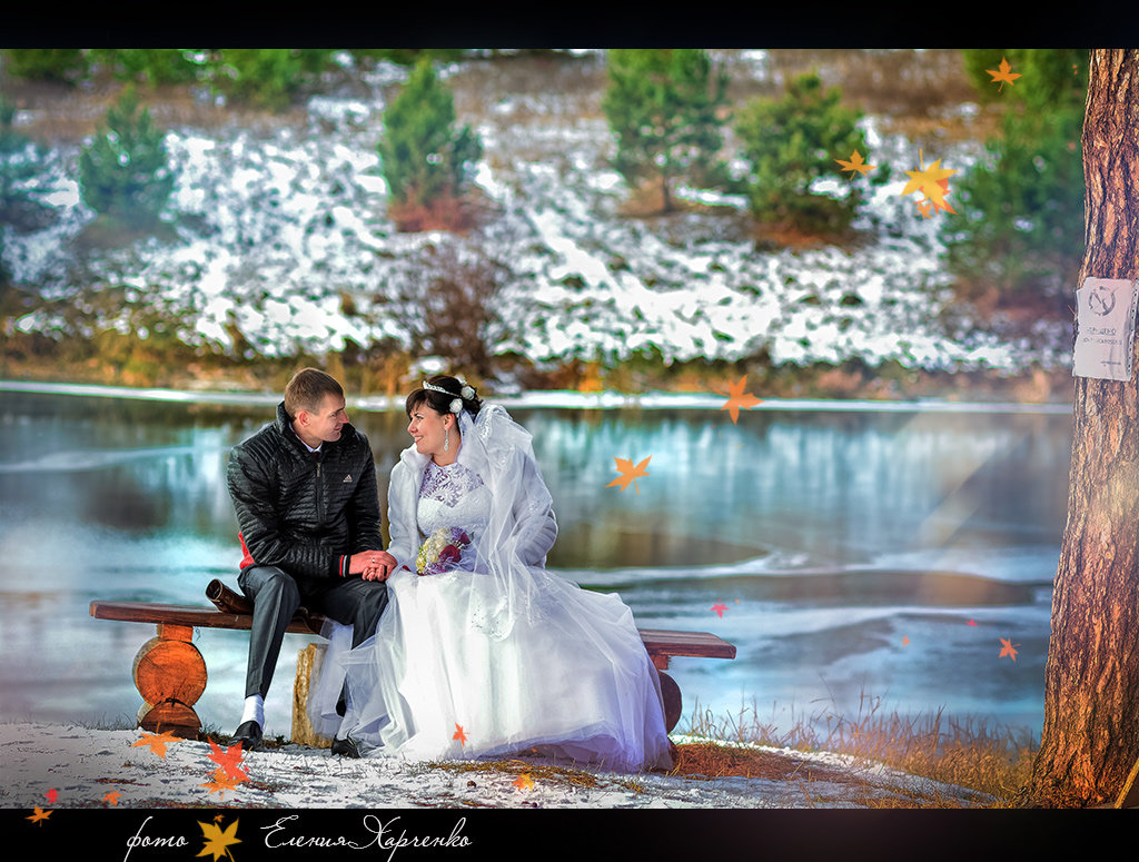 зимняя свадьба - Еления Харченко