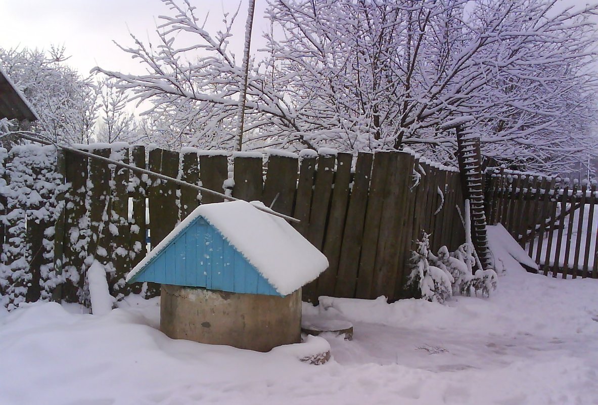 Зима в деревне... - BoxerMak Mak