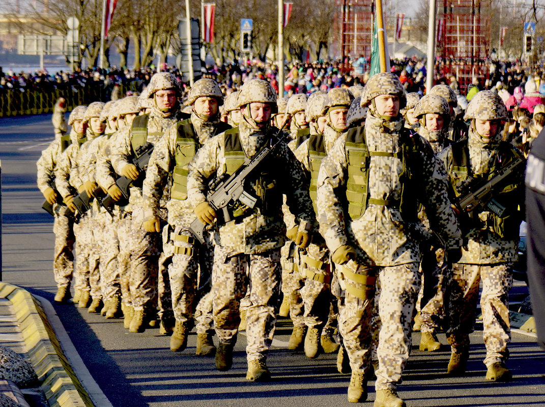 Военный парад 18-е ноября 2014 г.Рига - Любовь Изоткина