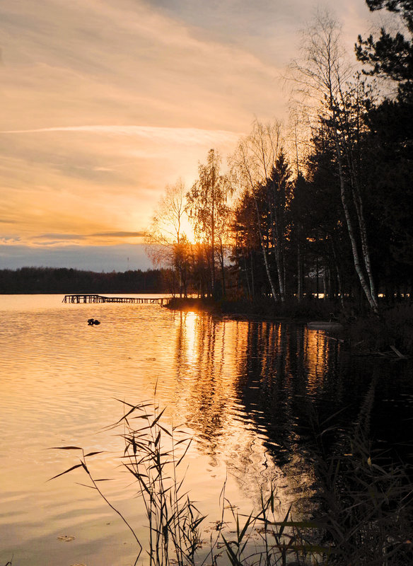 закат на озере - Валерий Талашов