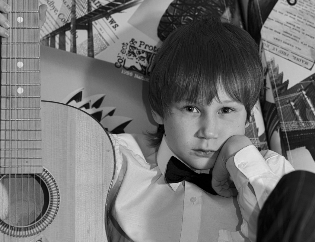 boy musician - Dmitry Ozersky