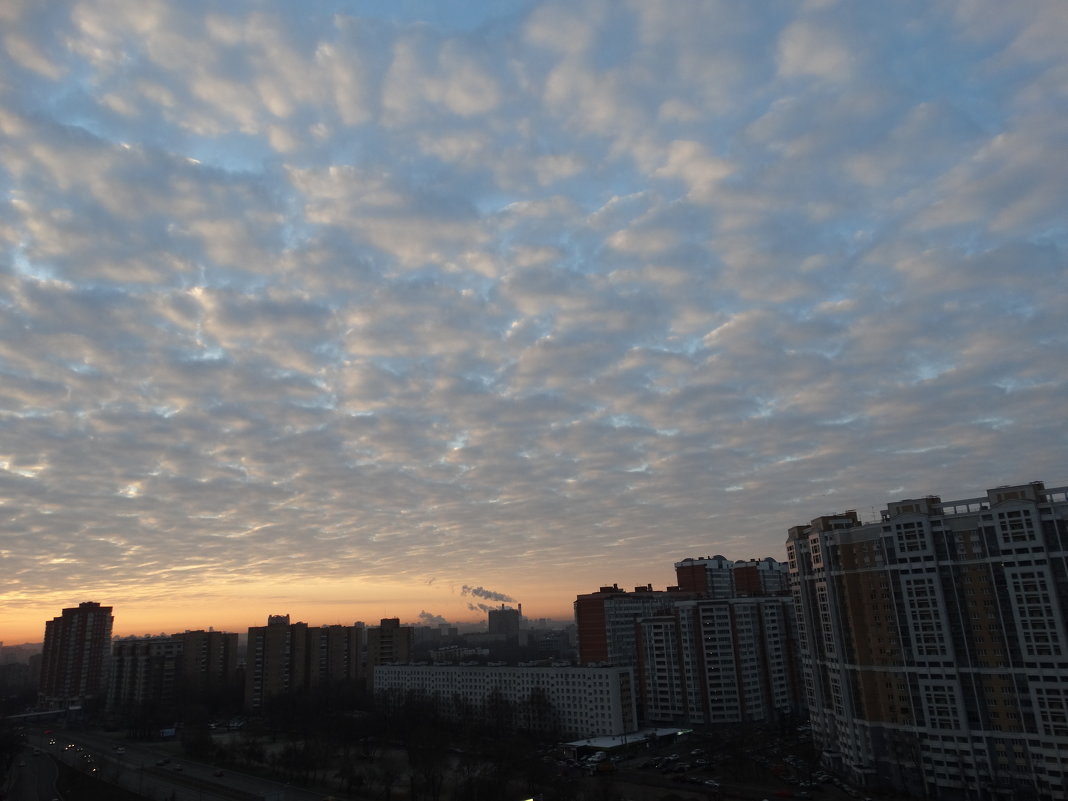 Утреннее небо над городом - Светлана Лысенко