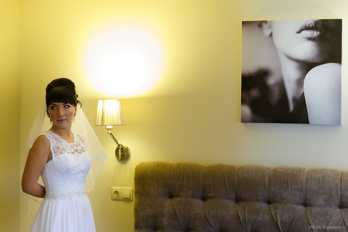 Невеста в интерьере - Mitya Galiano
